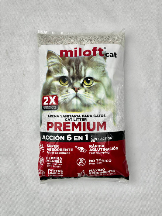 Arena miloftcat premium bulto 5kg