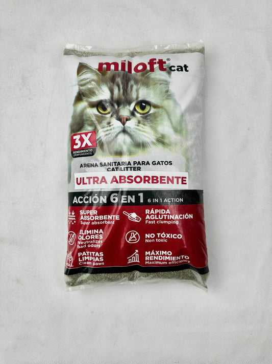 Arena Miloftcat ultra premium bulto 5kg