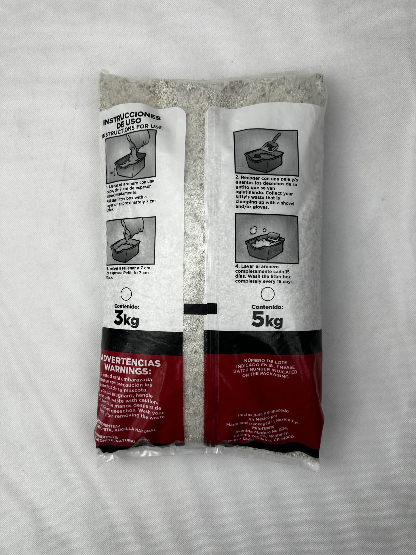 Arena miloftcat premium bulto 5kg